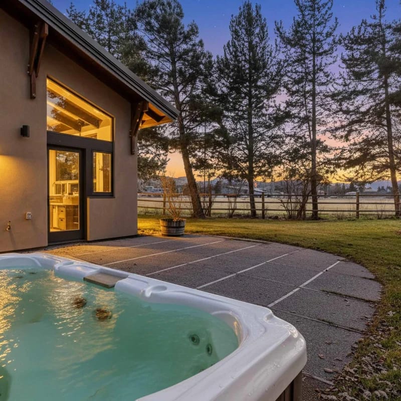 The Sawtooth Modern | Designer Build | Hot Tub | River Access
